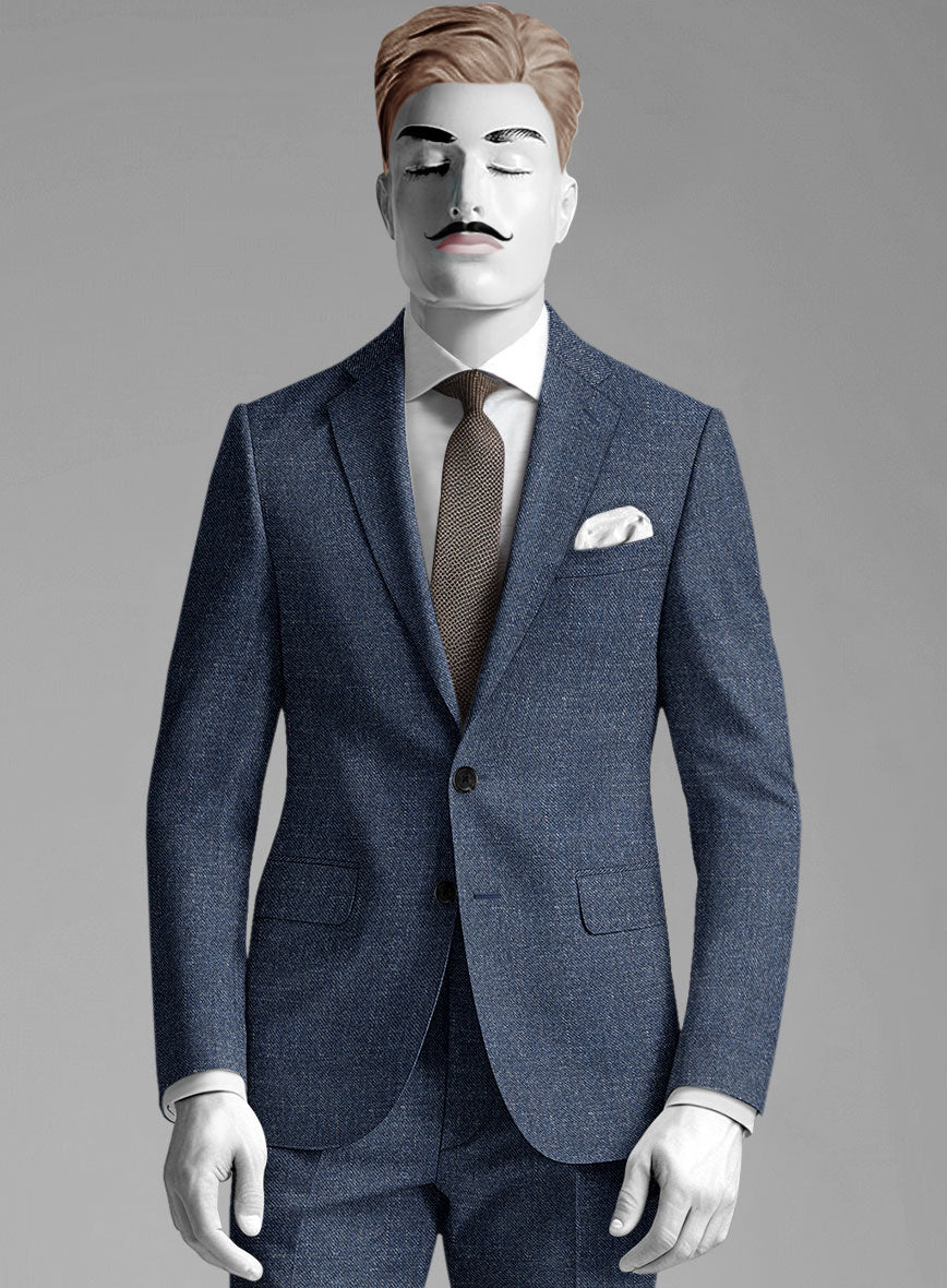 Italian Wool Silk Linen Giordano Suit - StudioSuits