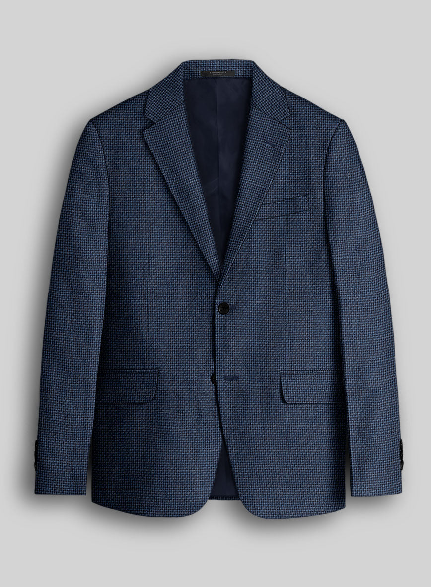 Italian Wool Silk Linen Nives Jacket - StudioSuits