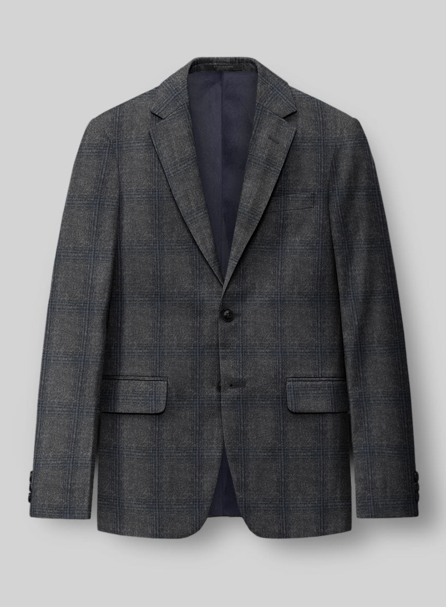 Italian Wool Silk Linen Silvano Jacket - StudioSuits