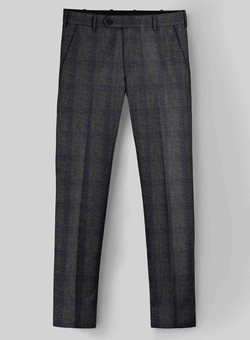 Italian Wool Silk Linen Silvano Pants - StudioSuits