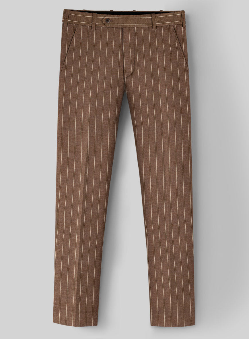 Italian Wool Silk Linen Tiziana Pants - StudioSuits