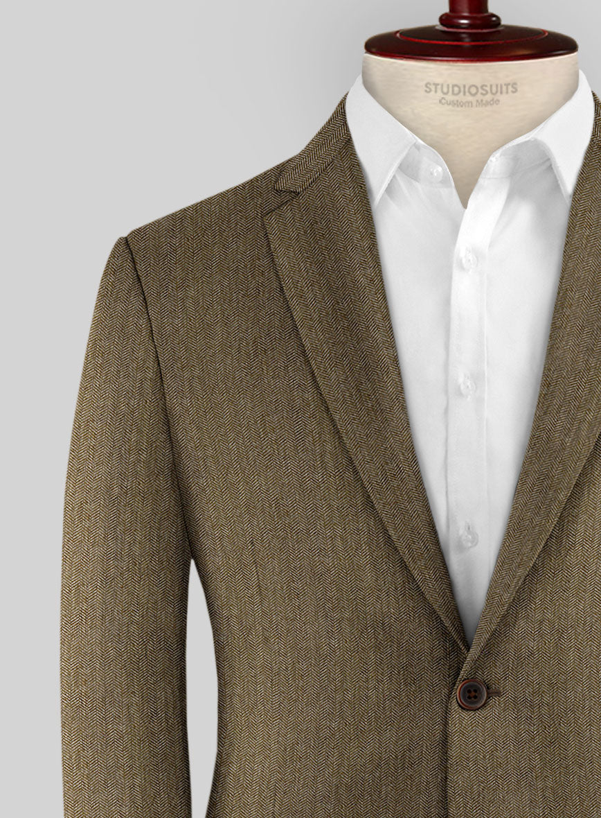 Italian Wool Silk Rufino Jacket - StudioSuits