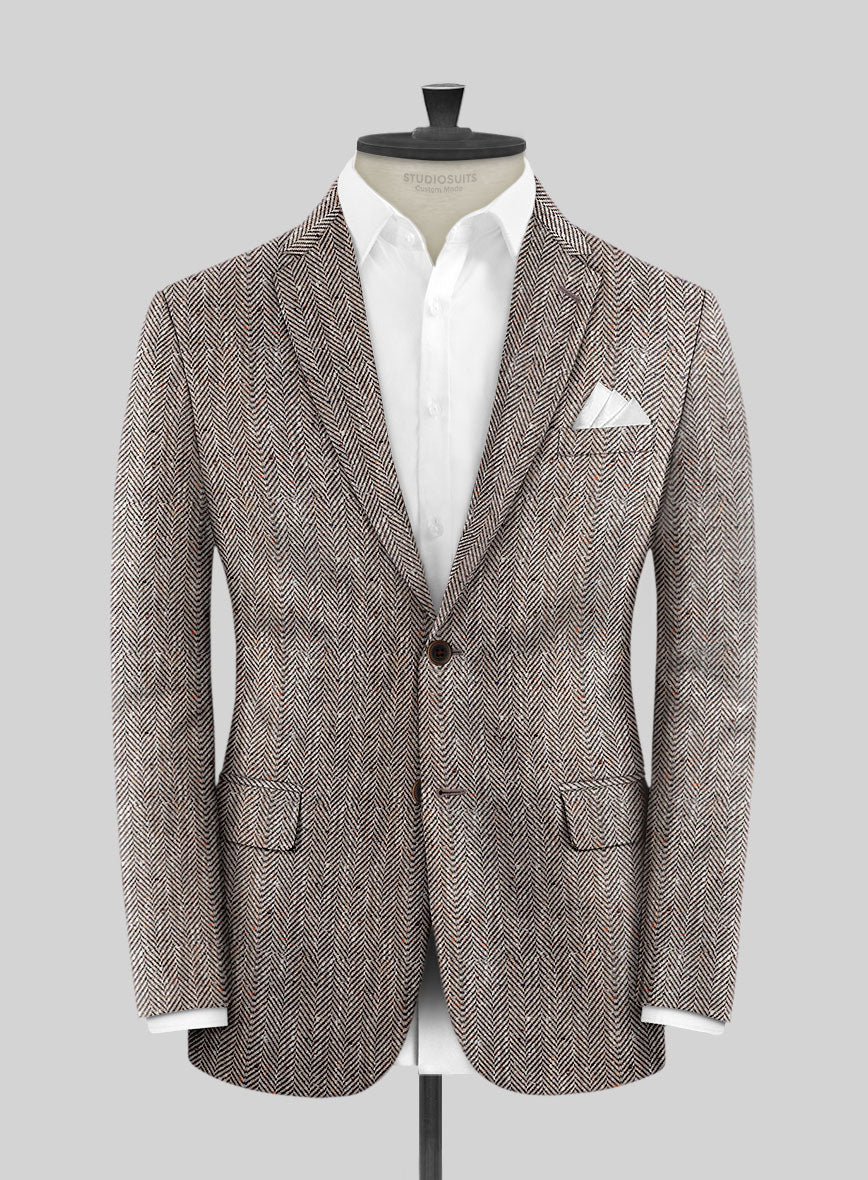 Italian Wool Silk Tamara Jacket - StudioSuits