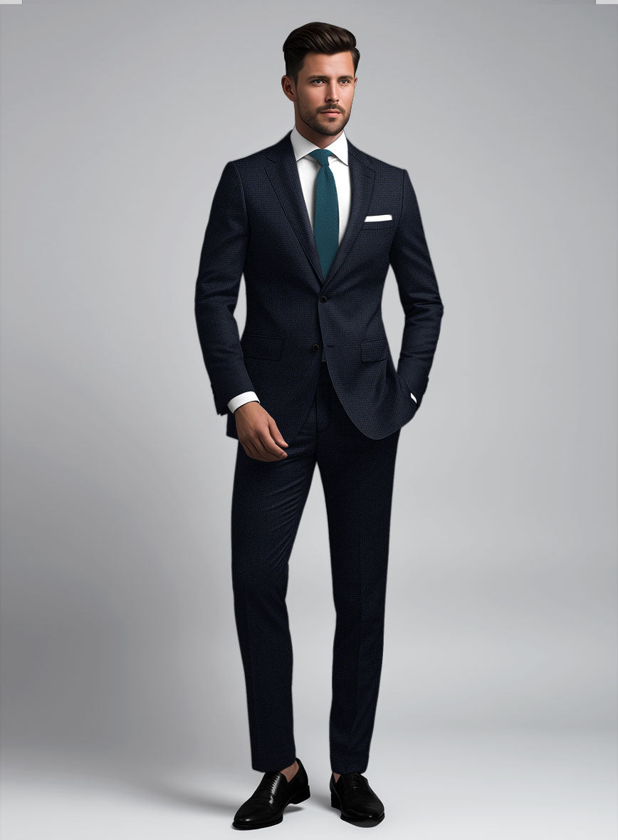 Italian Wool Tenace Suit - StudioSuits