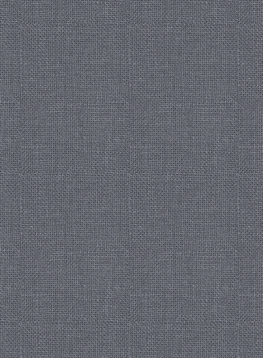 Italian Prato Gray Dobby Linen Jacket - StudioSuits