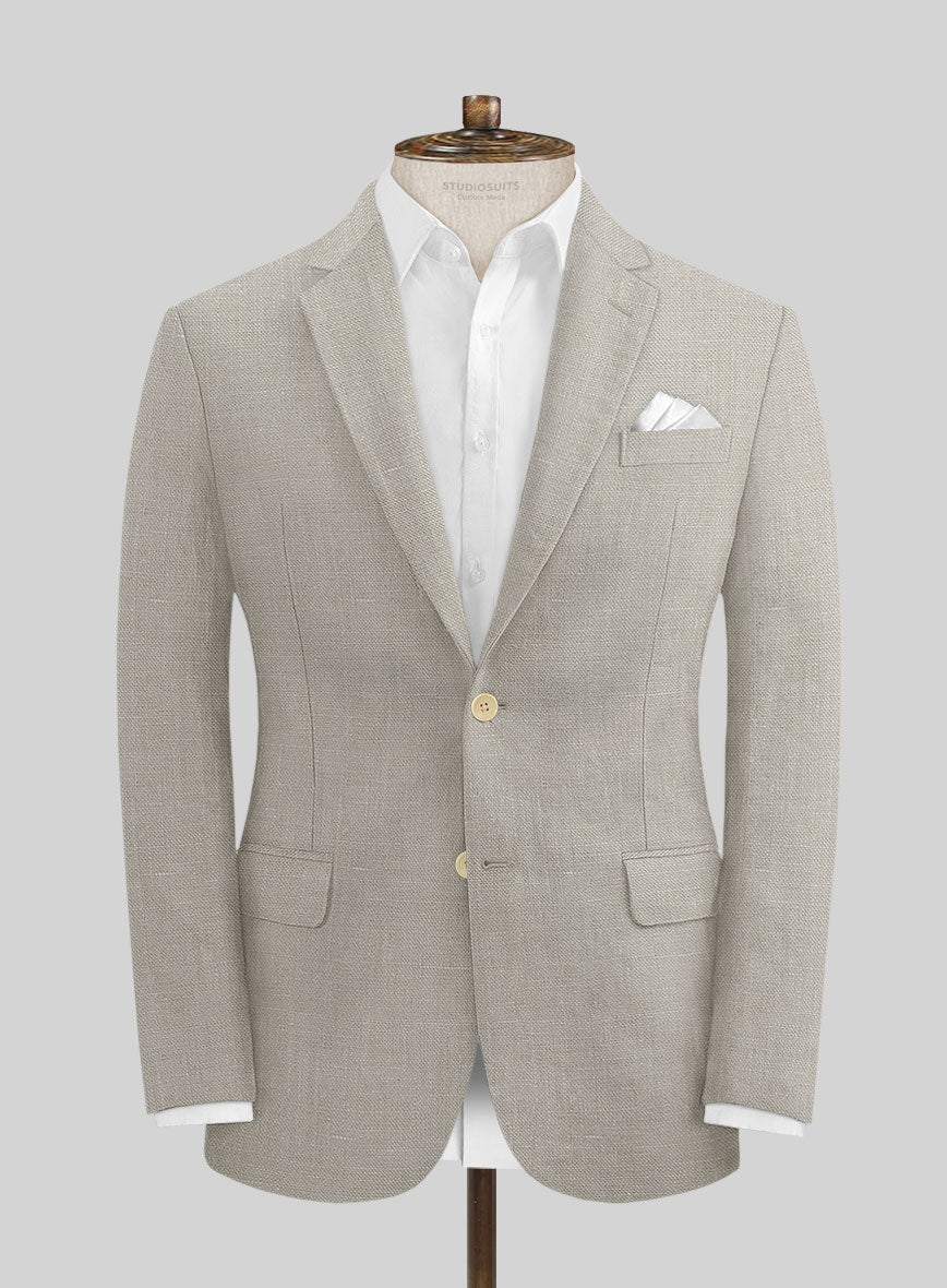 Ivy Beige Linen Suit - StudioSuits