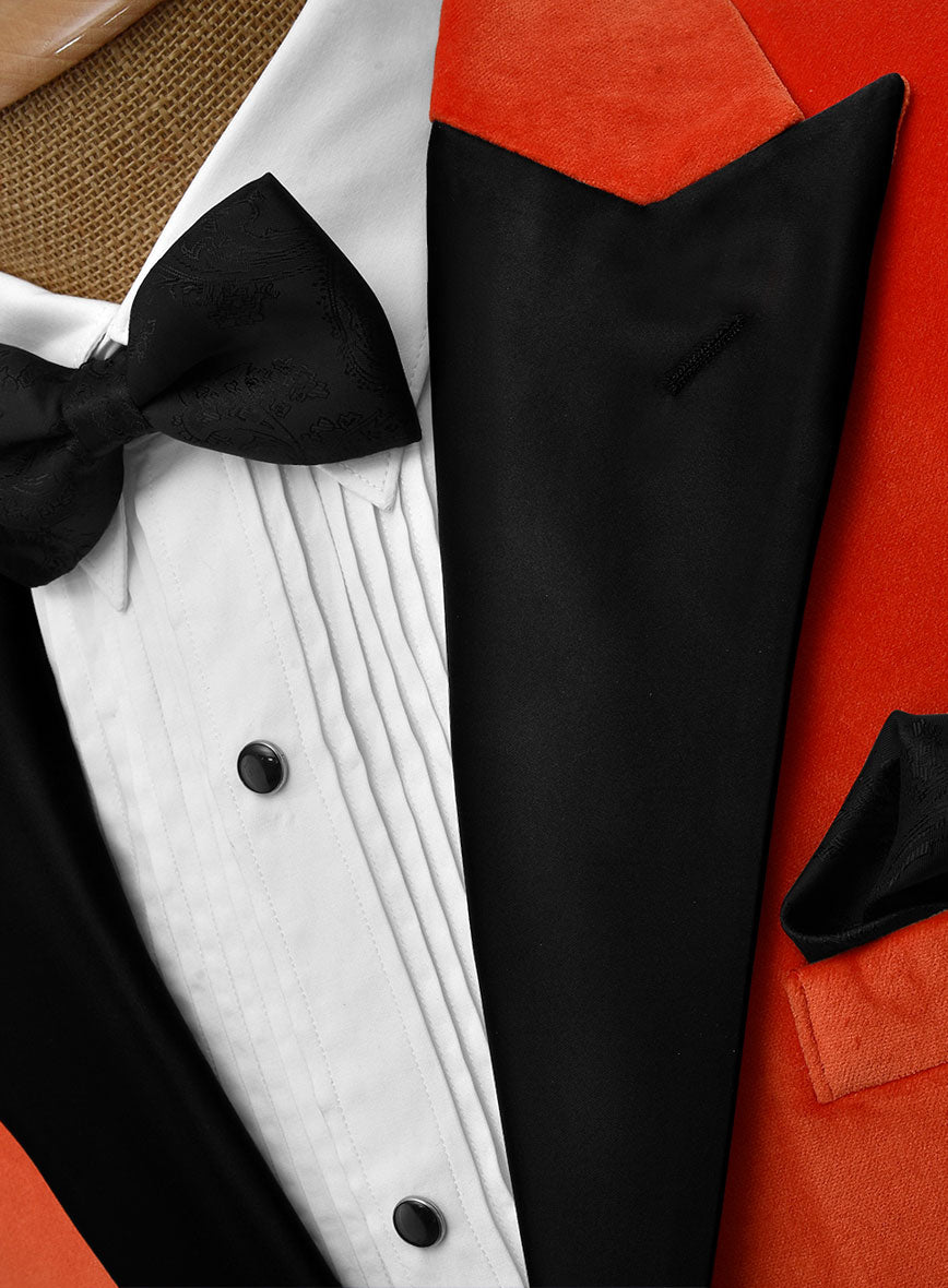 Kingsman Orange Velvet Tuxedo Suit II - StudioSuits