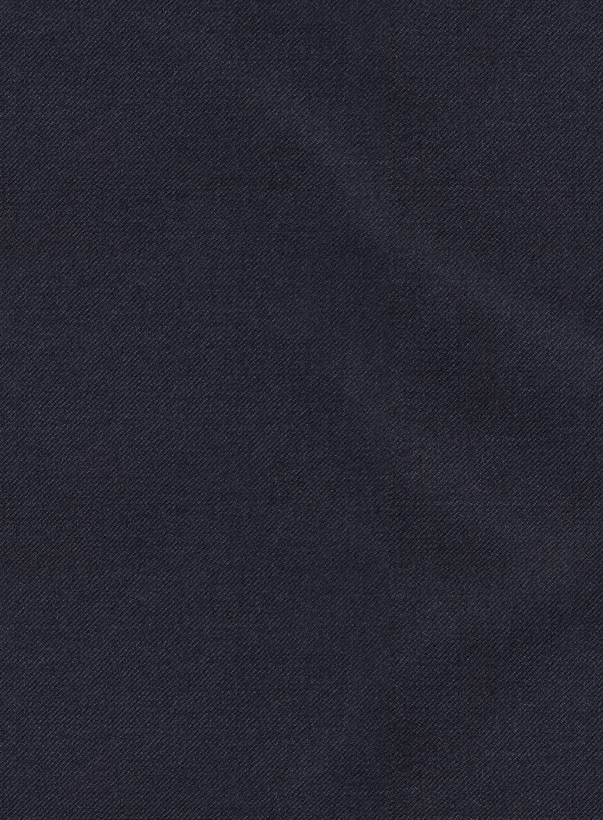 Lanificio Zegna Trofeo Ebony Blue Wool Suit - StudioSuits