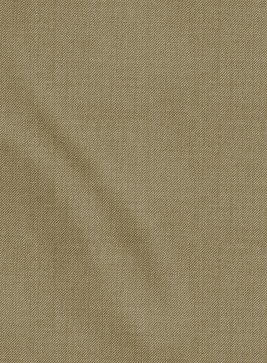 Lanificio Zegna Trofeo Khaki Wool Pants - StudioSuits