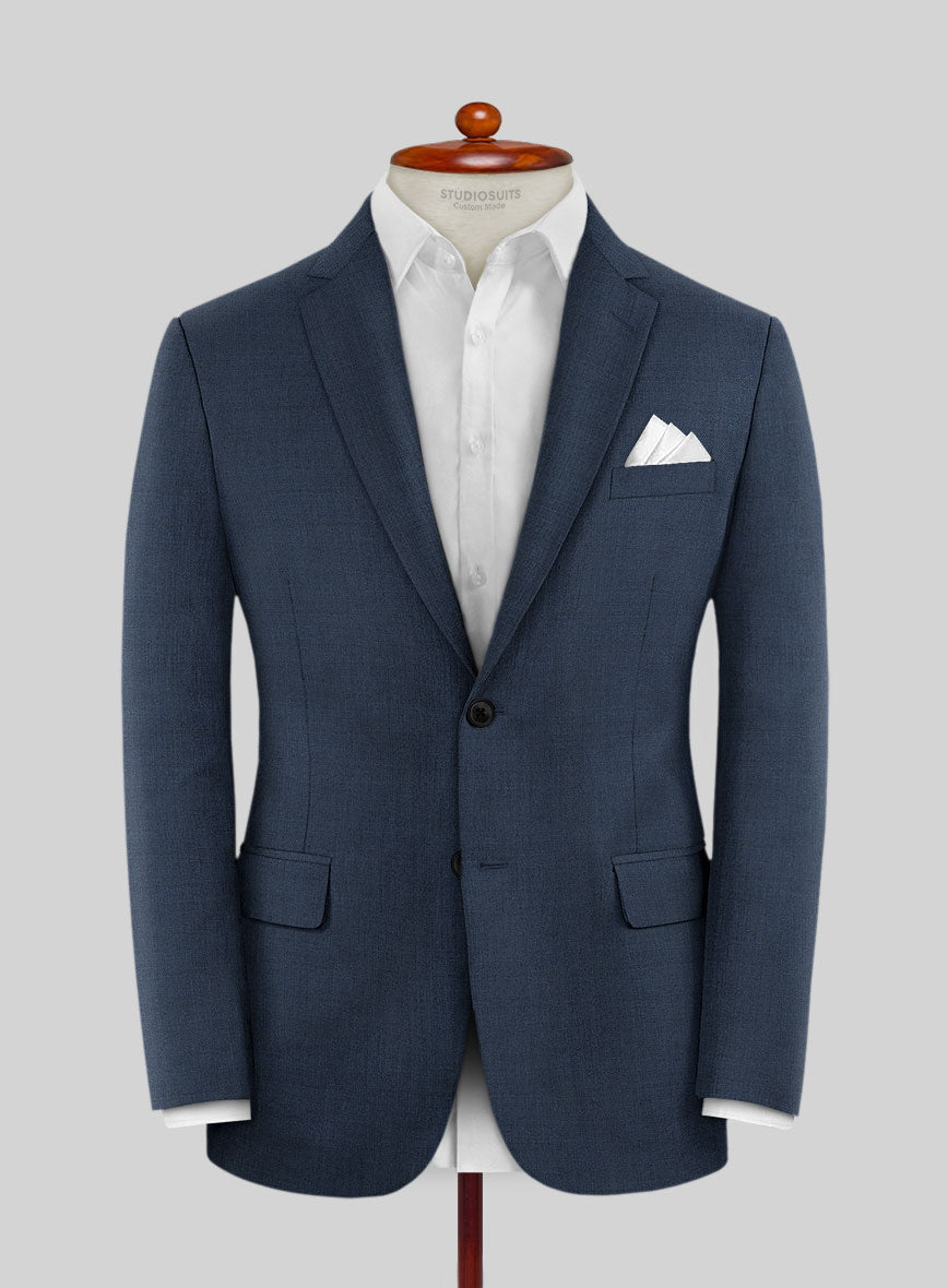 Lanificio Zegna Trofeo Royal Blue Wool Suit – StudioSuits