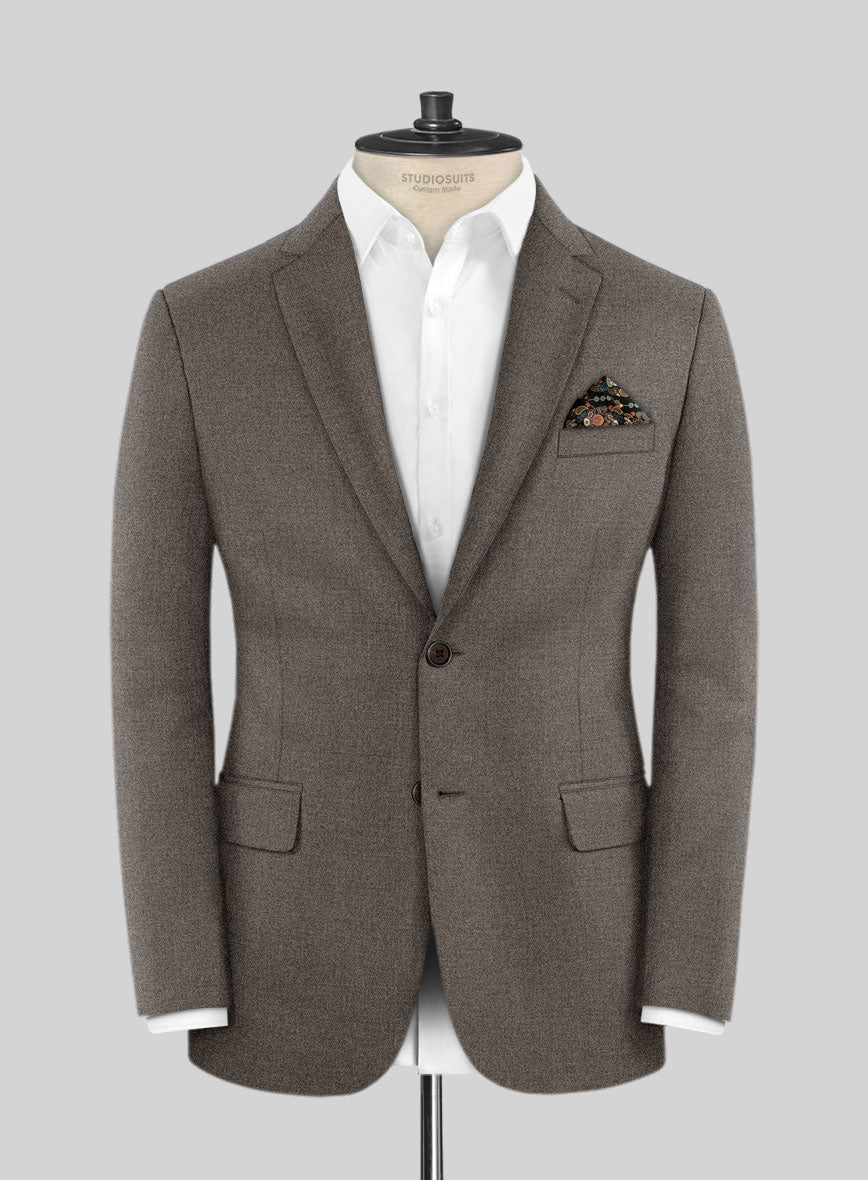 Lanificio Zegna Trofeo Intense Brown Wool Jacket - StudioSuits