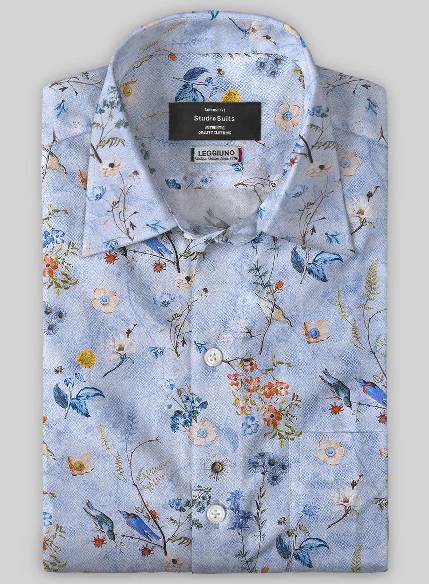 Leggiuno Cotton Inyal Shirt - StudioSuits