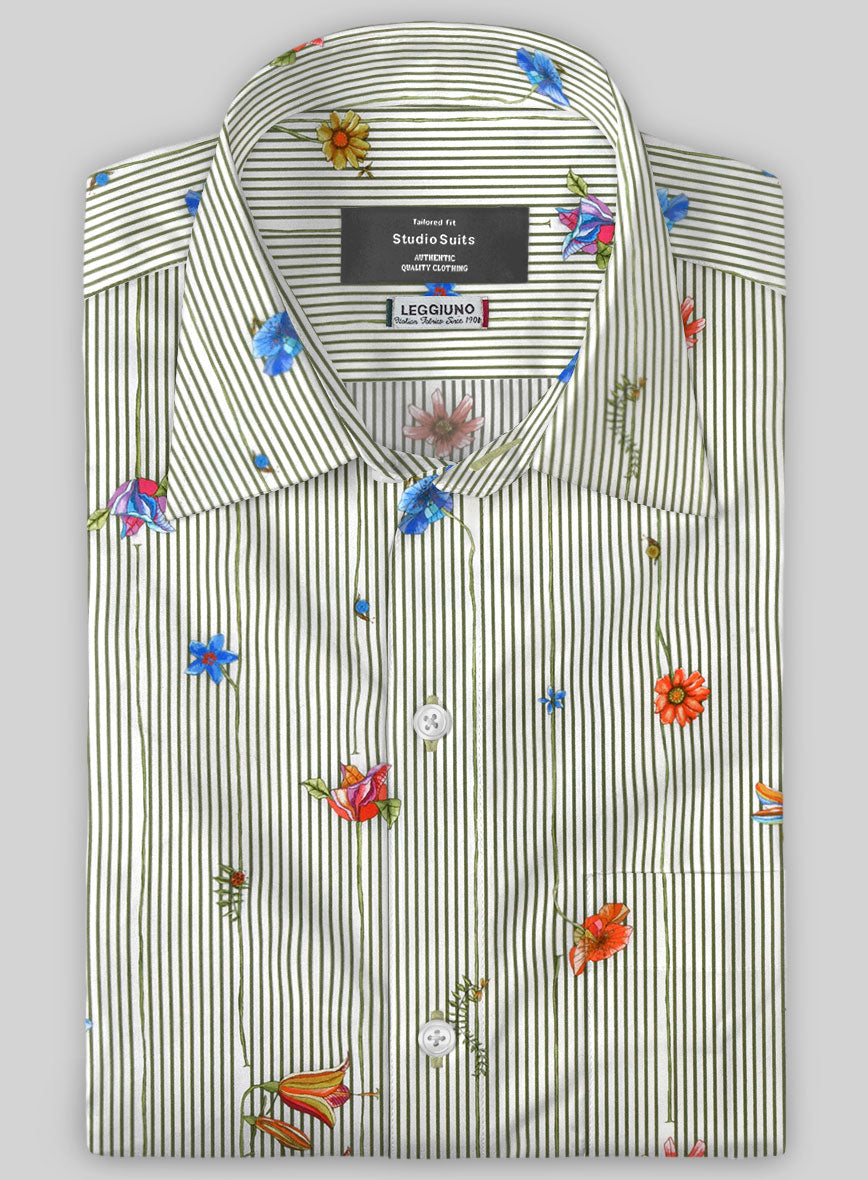 Leggiuno Cotton Slao Shirt - StudioSuits