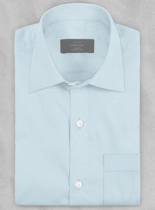 Light Blue Stretch Poplene Shirt