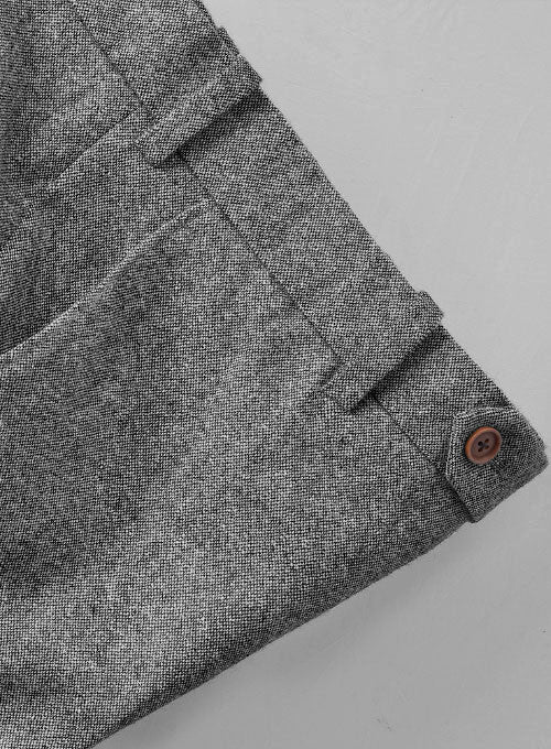 Light Weight Dark Gray Tweed Suit II - StudioSuits