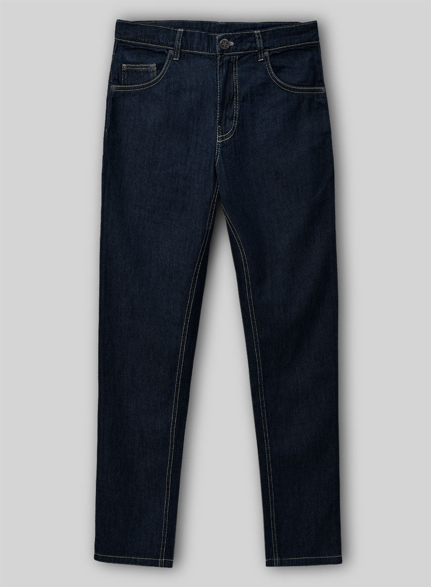 Light Weight Dark Indigo Jeans - StudioSuits