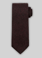 Tweed Tie - Melange Wine - StudioSuits