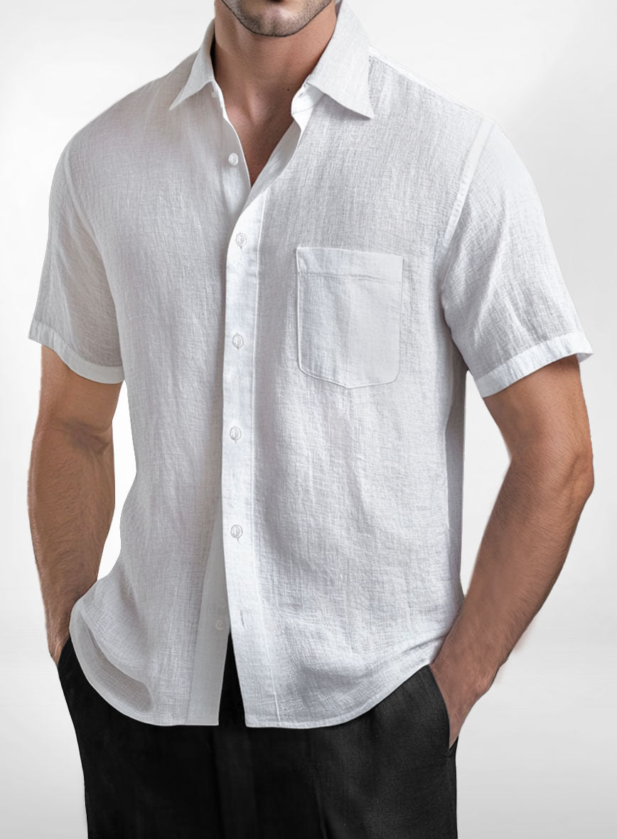 Linen Shirt - Half Sleeves - StudioSuits