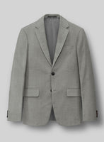 London Loom Gray Abelardo Wool Silk Linen Suit - StudioSuits