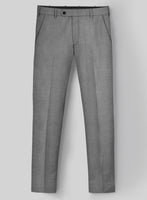 London Loom Gray Eufemia Wool Silk Linen Suit - StudioSuits