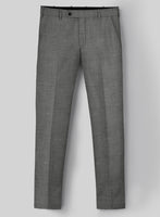 London Loom Gray Twill Wool Silk Linen Suit - StudioSuits