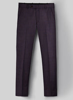 London Loom Wine Ilaria Wool Silk Linen Suit - StudioSuits