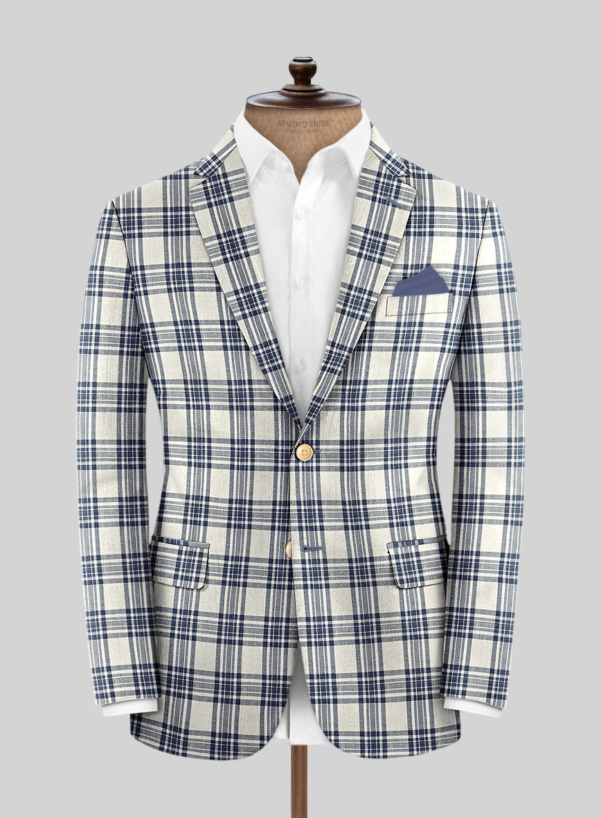 Loro Piana Amore Wool Silk Linen Jacket - StudioSuits