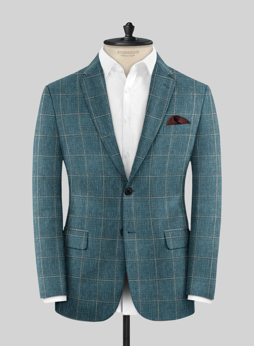 Loro Piana Amparo Wool Silk Linen Jacket - StudioSuits