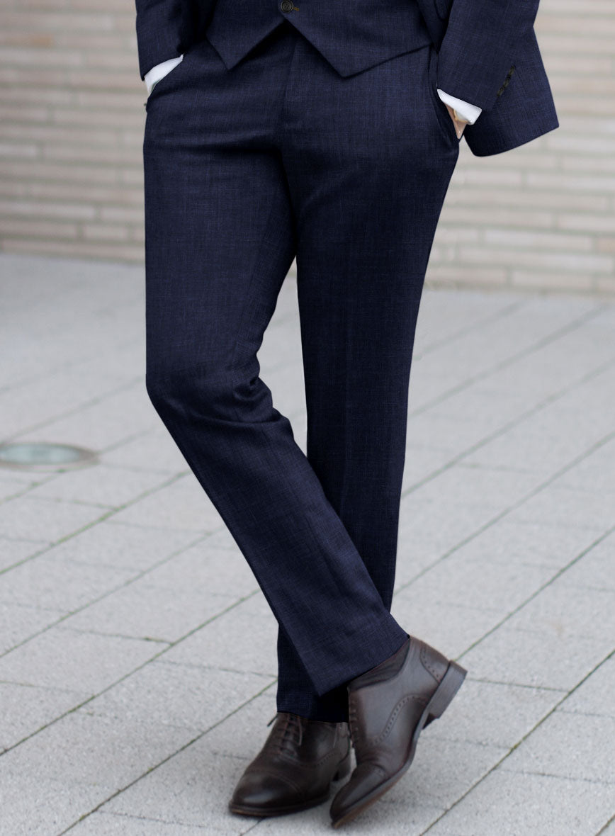 Loro Piana Bellucci Wool Silk Linen Pants - StudioSuits