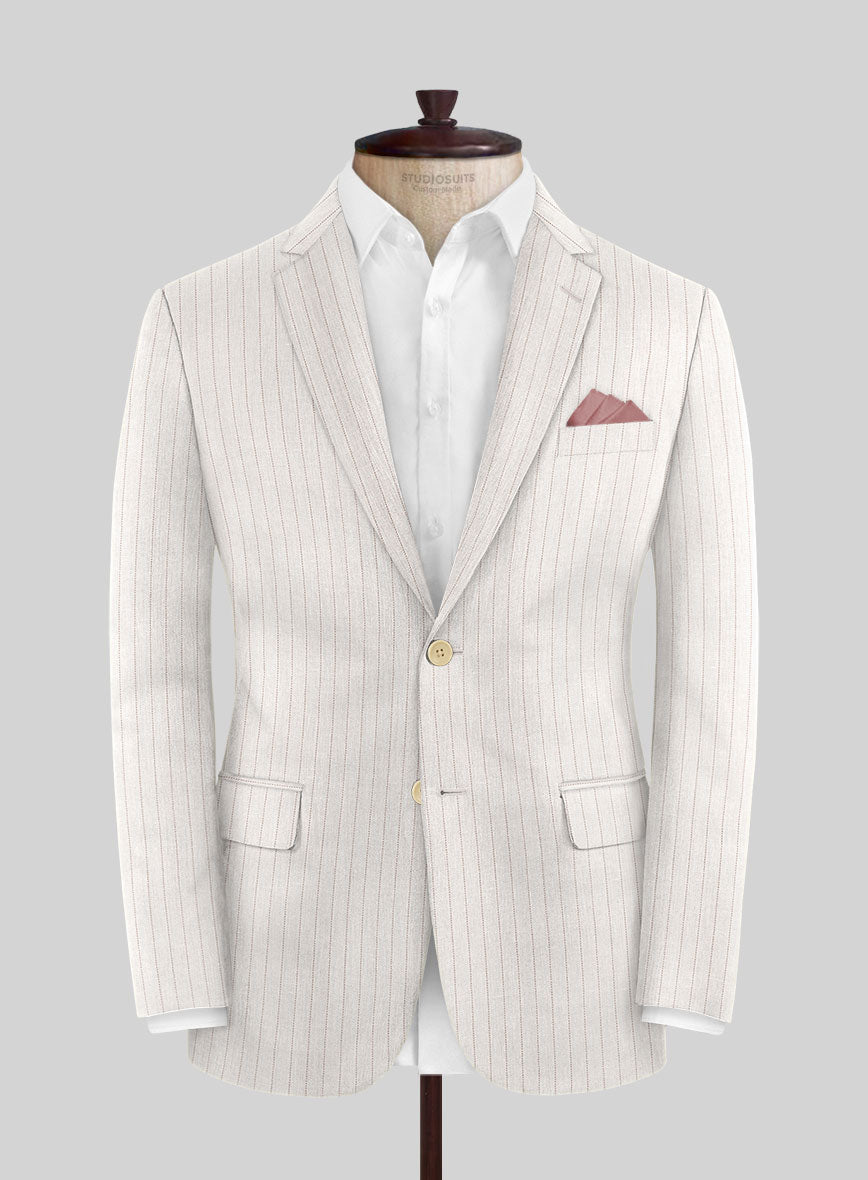 Loro Piana Benedetto Linen Wool Silk Jacket - StudioSuits