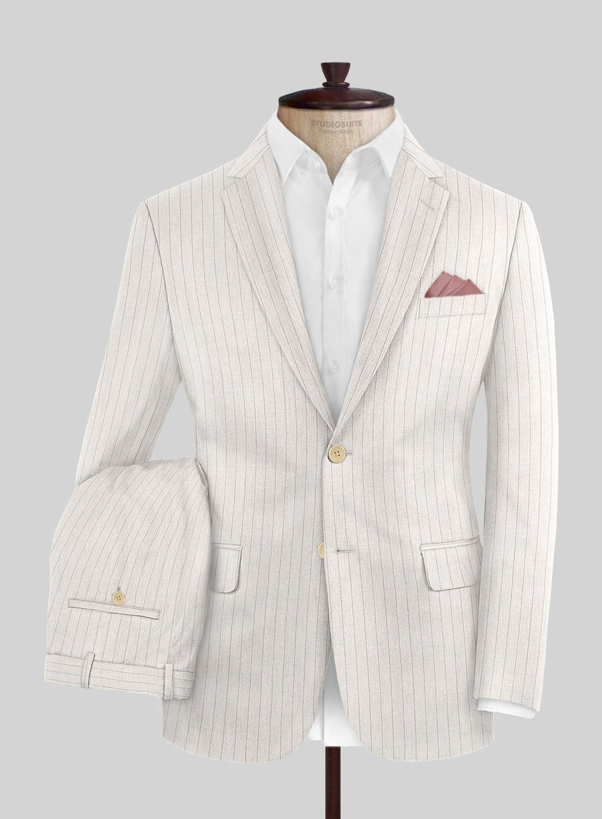 Loro Piana Benedetto Linen Wool Silk Suit - StudioSuits