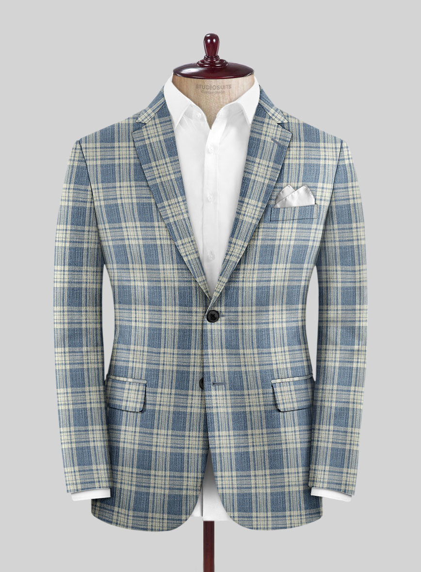 Loro Piana Brillante Wool Silk Linen Jacket - StudioSuits