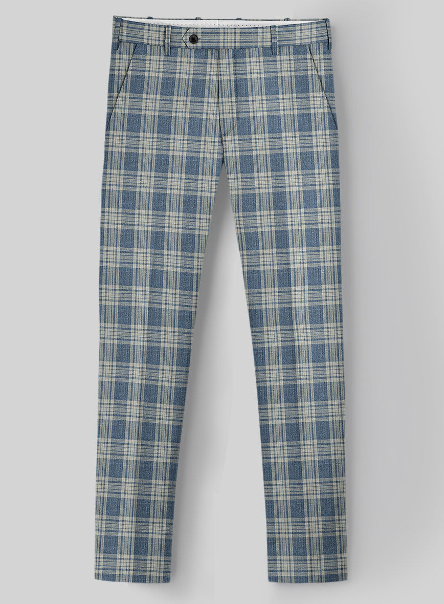 Loro Piana Brillante Wool Silk Linen Pants - StudioSuits