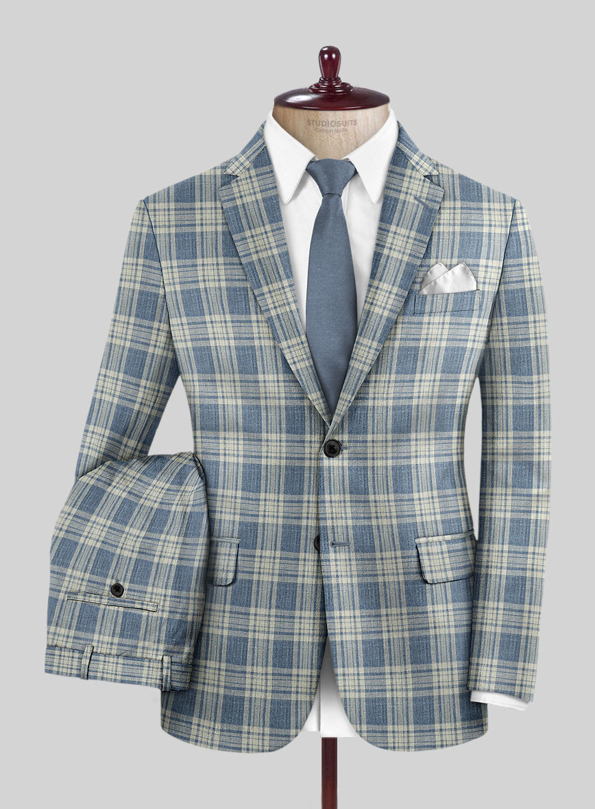 Loro Piana Brillante Wool Silk Linen Suit - StudioSuits