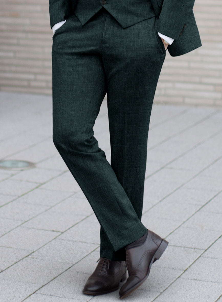 Loro Piana Conti Wool Silk Linen Pants - StudioSuits