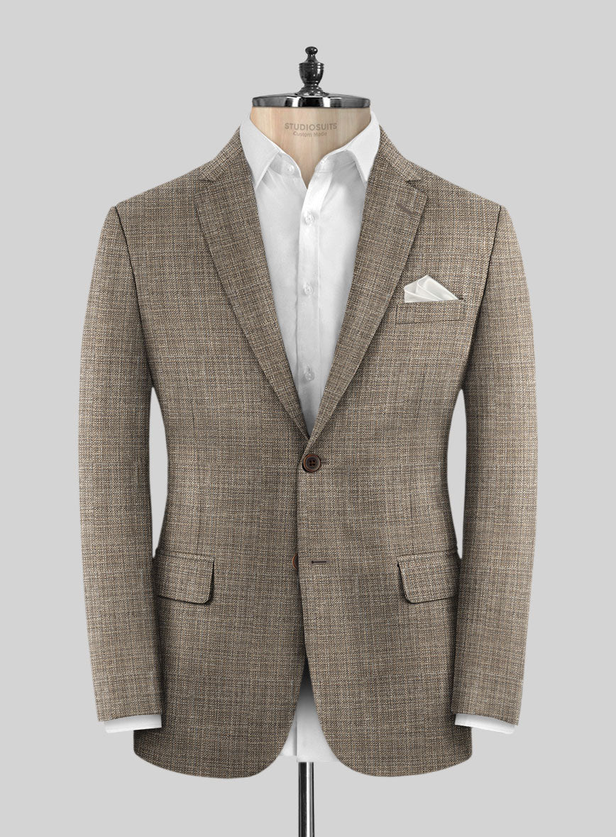 Loro Piana Cruz Wool Silk Linen Jacket - StudioSuits