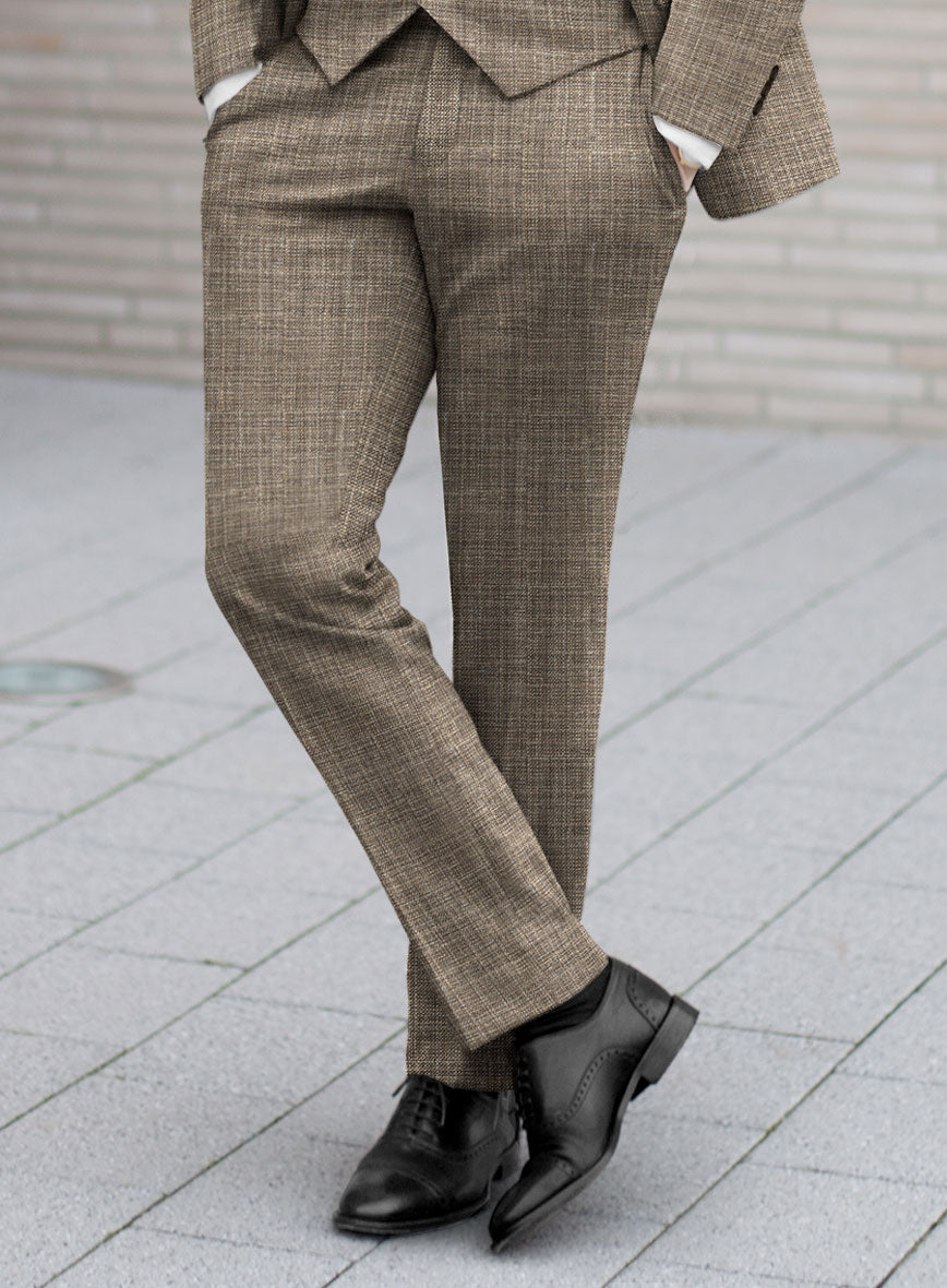 Loro Piana Cruz Wool Silk Linen Pants - StudioSuits