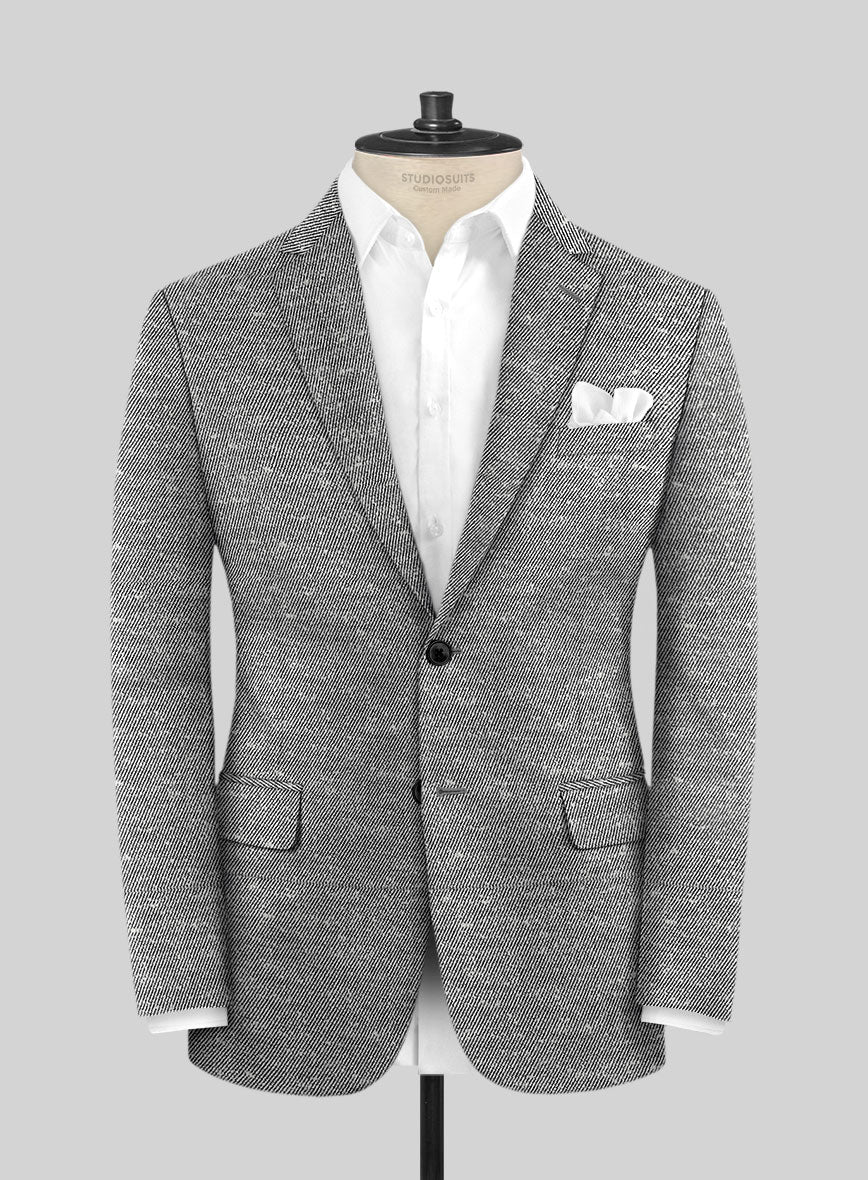 Loro Piana Flavio Wool Silk Linen Jacket - StudioSuits