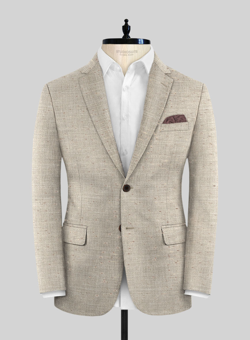 Loro Piana Gemma Wool Silk Linen Jacket - StudioSuits