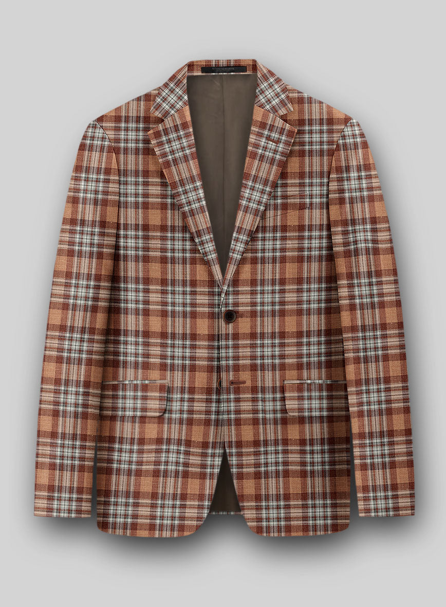 Loro Piana Gianluca Wool Silk Linen Jacket - StudioSuits