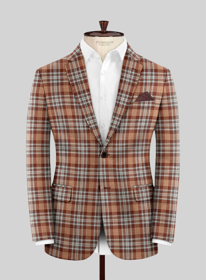 Loro Piana Gianluca Wool Silk Linen Jacket - StudioSuits