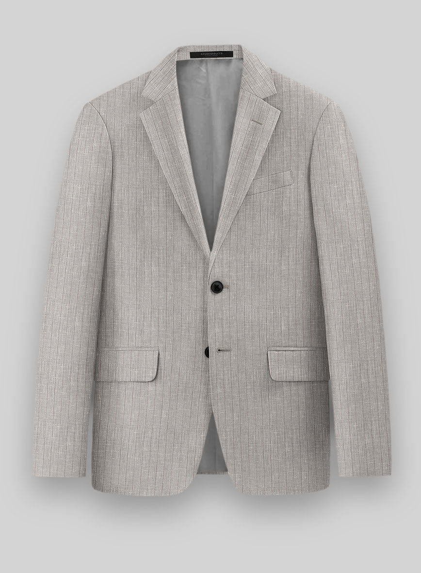 Loro Piana Matias Linen Wool Silk Jacket - StudioSuits