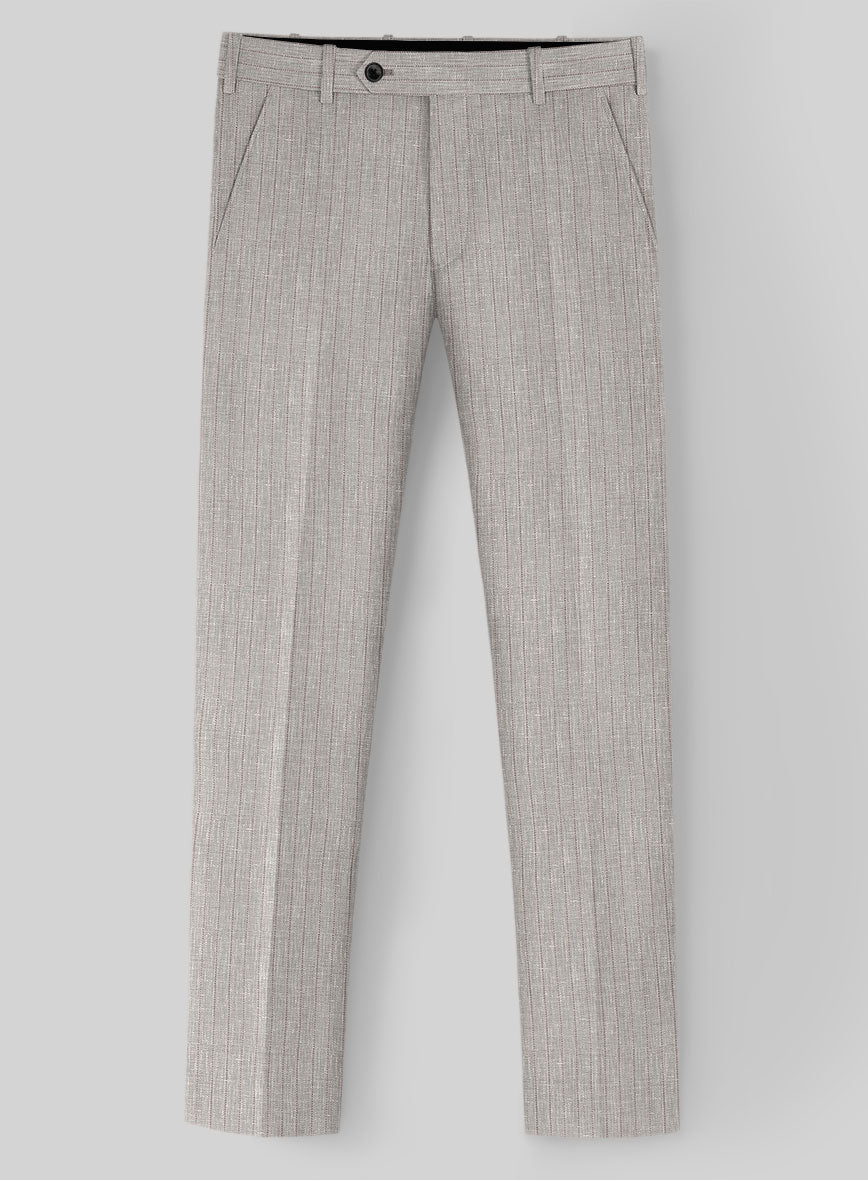 Loro Piana Matias Linen Wool Silk Pants - StudioSuits