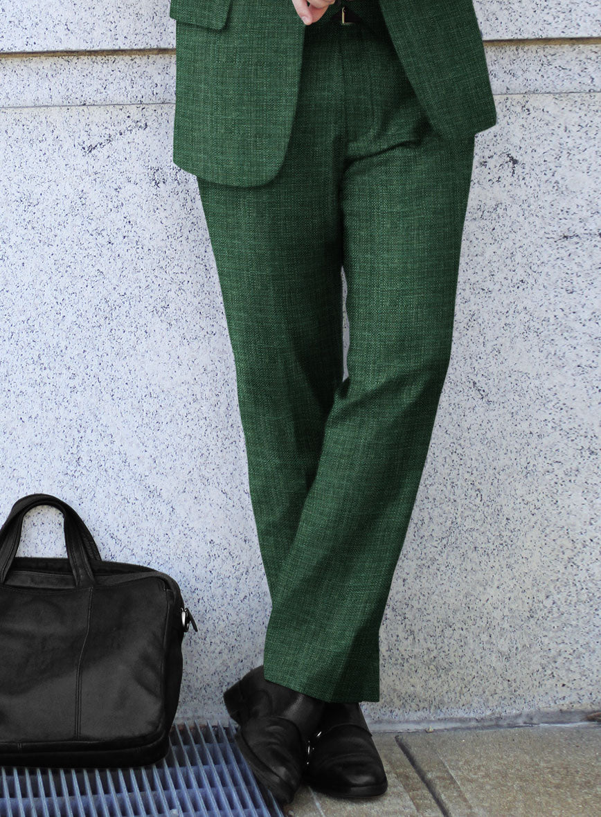 Loro Piana Ortiz Wool Silk Linen Pants - StudioSuits