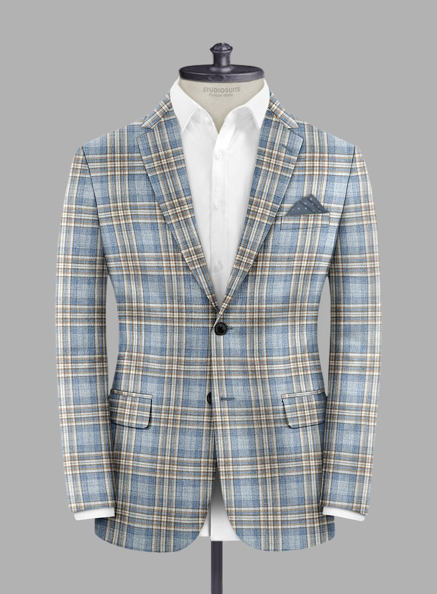 Loro Piana Reina Wool Silk Linen Jacket - StudioSuits