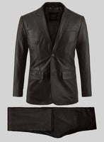 Louis Brown Leather Suit - StudioSuits