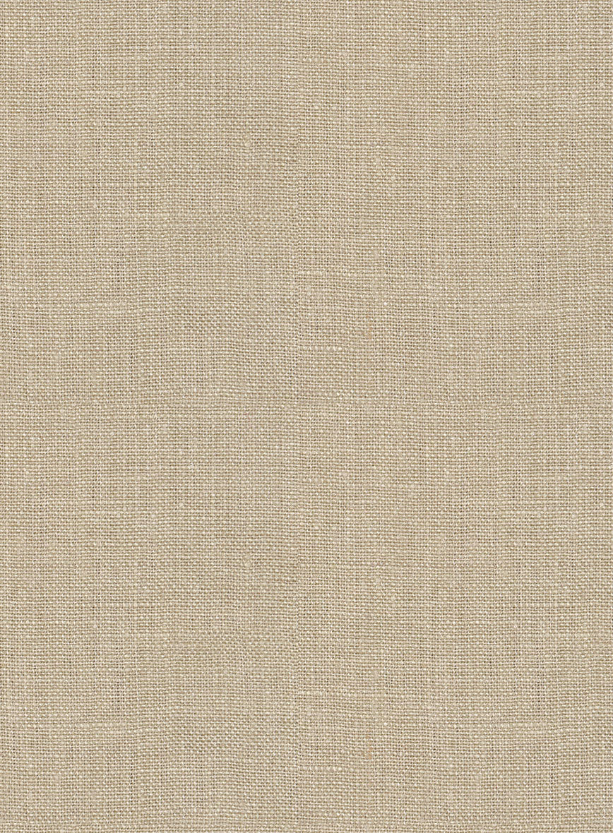 Maple Khaki Pure Linen Suit - StudioSuits