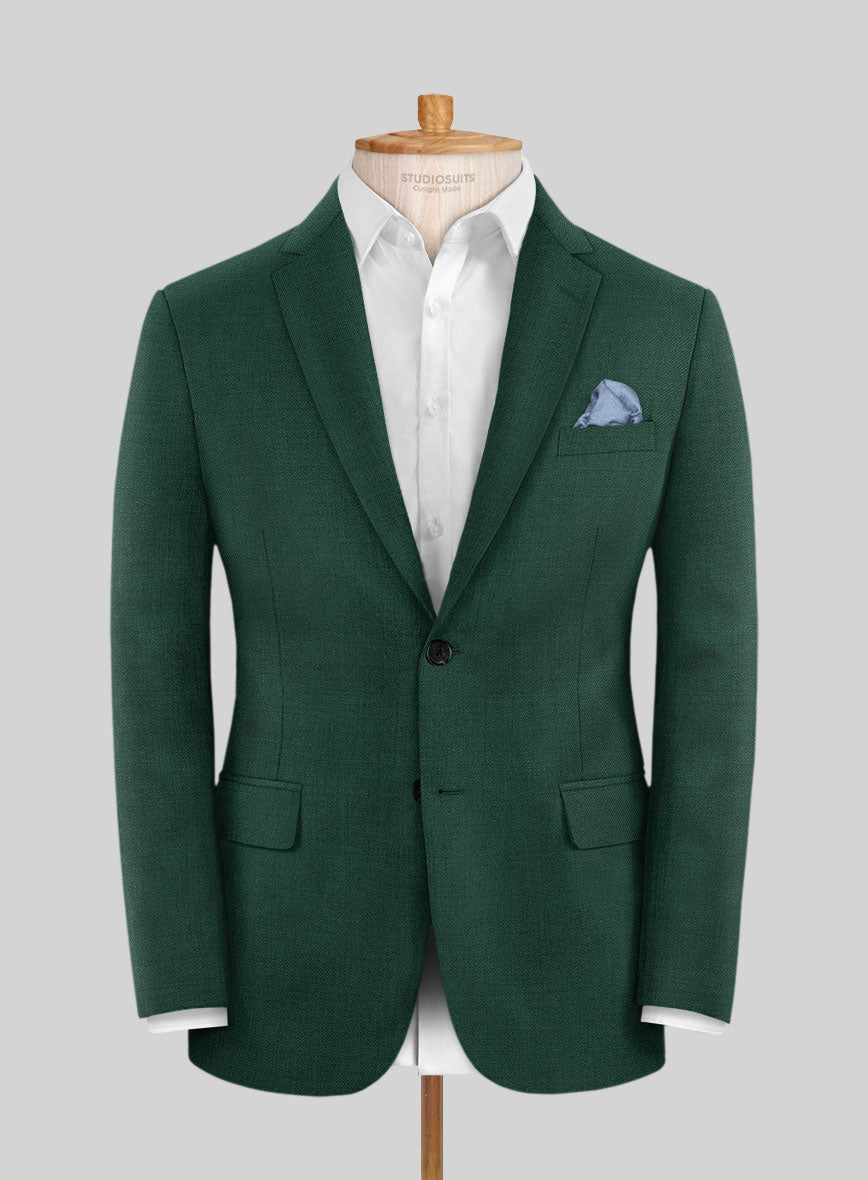 Marco Stretch Emerald Green Wool Suit - StudioSuits