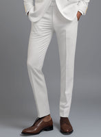 Marco Stretch Fawn Wool Pants - StudioSuits