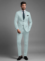 Marco Stretch Light Blue Wool Suit - StudioSuits